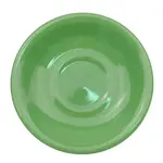 C.A.C. LV-2-G, 6-Inch Green Stoneware Saucer for LV-1-G, 3 DZ/CS