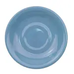 C.A.C. LV-2-LBU, 6-Inch Light Blue Stoneware Saucer for LV-1-LBU, 3 DZ/CS