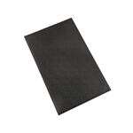 C.A.C. MCC1-14BK, 8.5x14-inch 1-Panel Faux Leather Black Menu Cover