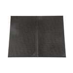 C.A.C. MCC2-14BK, 8.5x14-inch 2-Panel Faux Leather Black Menu Cover