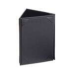 C.A.C. MCT3-75BK, 5x7-inch 3-Panel Black Menu Cover Tent