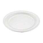 C.A.C. MLNC-8, 9-inch White Melamine Round Plate, DZ