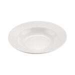 C.A.C. MLRN-3, 10 Oz 9-inch White Melamine Rim Soup Plate, DZ