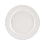 C.A.C. MLRN-8, 9-inch White Melamine Round Plate, DZ