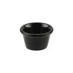 C.A.C. MRKF-1-BLK, 1.5 Oz 2.5-inch Black Melamine Ramekin, DZ