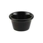 C.A.C. MRKF-3-BLK, 3 Oz 3.3-inch Black Melamine Ramekin, DZ