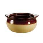 C.A.C. OC-12-C, 12 Oz 5-Inch Stoneware Onion Soup Crock, 2 DZ/CS
