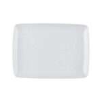 C.A.C. OXF-W13, 11.62-Inch Porcelain Coupe Rectangular Platter, DZ