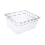 C.A.C. PCFP-H6, 6-inch Deep Half-Size Clear Polycarbonate Food Pan