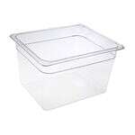 C.A.C. PCFP-H8, 8-inch Deep Half-Size Clear Polycarbonate Food Pan