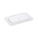 C.A.C. PCSD-NC, 1/9 Size Solid Polycarbonate Food Pan Cover, EA