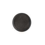 C.A.C. PDTR-11BK, 11-inch Super Plastic Black Round Serving Tray