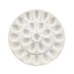 C.A.C. PEG-R21, 13-Inch Porcelain Egg Holder Plate, DZ