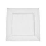 C.A.C. PNS-3, 12 Oz 9-Inch Porcelain Square Soup Plate, 2 DZ/CS