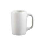 C.A.C. PRM-12-W, 11 Oz 3-Inch Stoneware American White Prime Straight Mug, 3 DZ/CS