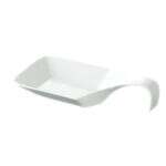 C.A.C. PTS-46, 9 Oz 9.75-Inch Porcelain Square Spoon, 4 DZ/CS