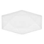 C.A.C. QZT-12, 10-Inch Porcelain Crystal Rectangular Platter, 2 DZ/CS