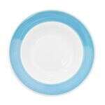 C.A.C. R-125-BLU, 30 Oz 12.75-Inch Stoneware Blue Pasta Bowl, DZ