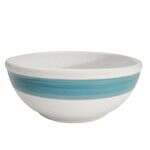 C.A.C. R-18-BLU, 15 Oz 5.87-Inch Stoneware Blue Nappie Bowl, 3 DZ/CS