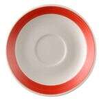 C.A.C. R-36-R, 4.5-Inch Stoneware Saucer for R-35-R Cup, 3 DZ/CS