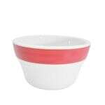 C.A.C. R-4-R, 7.25 Oz 4-Inch Stoneware Red Bouillon Cup, 3 DZ/CS