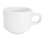 C.A.C. RCN-1-S, 8.5 Oz 3.5-Inch Porcelain Stacking Cup, 3 DZ/CS