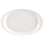 C.A.C. RCN-OD81, 18-Inch Porcelain Deep Oval Platter with Rim, 6 PC/CS