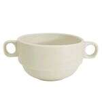 C.A.C. REC-49, 10 Oz 6-Inch Stoneware Stacking Bouillon Cup with Handles, 2 DZ/CS