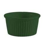 C.A.C. RKF-2-G, 2 Oz 2.62-Inch Stoneware Green Fluted Ramekin, 4 DZ/CS
