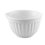 C.A.C. RKF-208, 8 Oz 4.37-Inch Porcelain Fluted Ramekin with Pour Spout, 3 DZ/CS