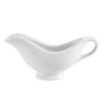 C.A.C. SBT-8, 8.5 Oz 8.25-Inch Porcelain Sauce Boat, 2 DZ/CS