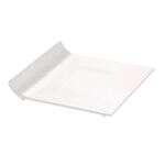 C.A.C. SF-P8, 8-Inch Porcelain Square Flat Plate, 2 DZ/CS