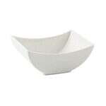 C.A.C. SHA-B46, 12 Oz 5.62-Inch Porcelain Square Bowl, 3 DZ/CS