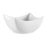C.A.C. SHA-B6, 16 Oz 5.5-Inch Porcelain Square Bowl, 3 DZ/CS