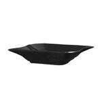 C.A.C. SOH-125-BLK, 22 Oz 12-Inch Stoneware Black Rectangular Pasta Bowl, DZ