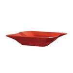 C.A.C. SOH-125-R, 22 Oz 12-Inch Stoneware Red Rectangular Pasta Bowl, DZ