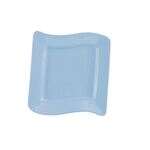 C.A.C. SOH-21-LBU, 12-Inch Stoneware Light Blue Square Plate, DZ