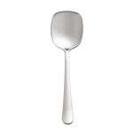 C.A.C. SSLS-8F, 8.5-inch Stainless Steel Serving Spoon with Flat Edge, DZ
