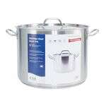 STKP-40, 40 Qt Stainless Steel Stock Pot with Lid