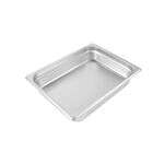 C.A.C. STPH-25-2, 2.5-inch Stainless Steel Half-Size 25 Gauge Anti-Jam Steam Table Pan