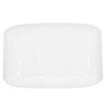 C.A.C. STU-51, 15-Inch Porcelain Coupe Rectangular Platter, DZ
