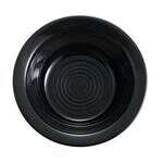 C.A.C. TG-10-BLK, 13 Oz 6.62-Inch Porcelain Black Grapefruit Dish, 3 DZ/CS