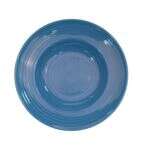 C.A.C. TG-3-PCK, 9 Oz 9-Inch Porcelain Peacock Pasta Bowl, 2 DZ/CS