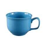 C.A.C. TG-318-PCK, 18 Oz 4.62-Inch Porcelain Peacock Jumbo Cup, 2 DZ/CS