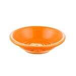 C.A.C. TG-32-TNG, 3.5 Oz 4.5-Inch Porcelain Tangerine Fruit Dish, 3 DZ/CS