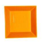 C.A.C. TG-B6-TNG, 15 Oz 6-Inch Porcelain Tangerine Square Bowl, 2 DZ/CS