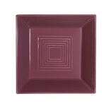 C.A.C. TG-B8-PLM, 42 Oz 8-Inch Porcelain Plum Square Bowl, 2 DZ/CS