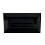 C.A.C. TG-RT13-BLK, 11.62-Inch Porcelain Black Rectangular Platter, DZ