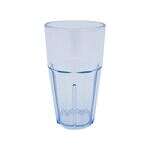 C.A.C. TMLH-16, 16 Oz Plastic Tropical Blue Tumbler, DZ