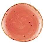 C.A.C. TUS-6-CRL, 6.37-Inch Porcelain Coral Dessert Plate, 3 DZ/CS